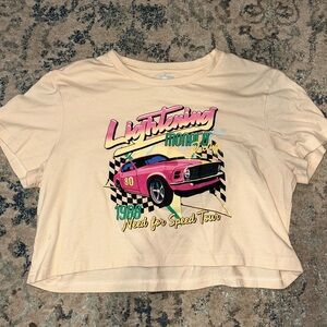 princess polly cropped tee